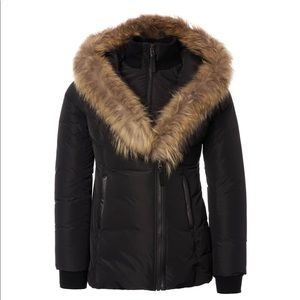 Mackage double collar fur lined hood Adali jacket